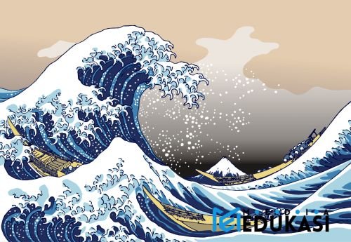 The Great Wave off Kanagawa oleh Hokusai: Dampak Seni Jepang terhadap Impresionisme Eropa